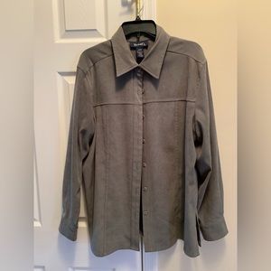 Denim & Co Faux Suede Jacket